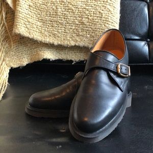 Doc Martens with gold buckle